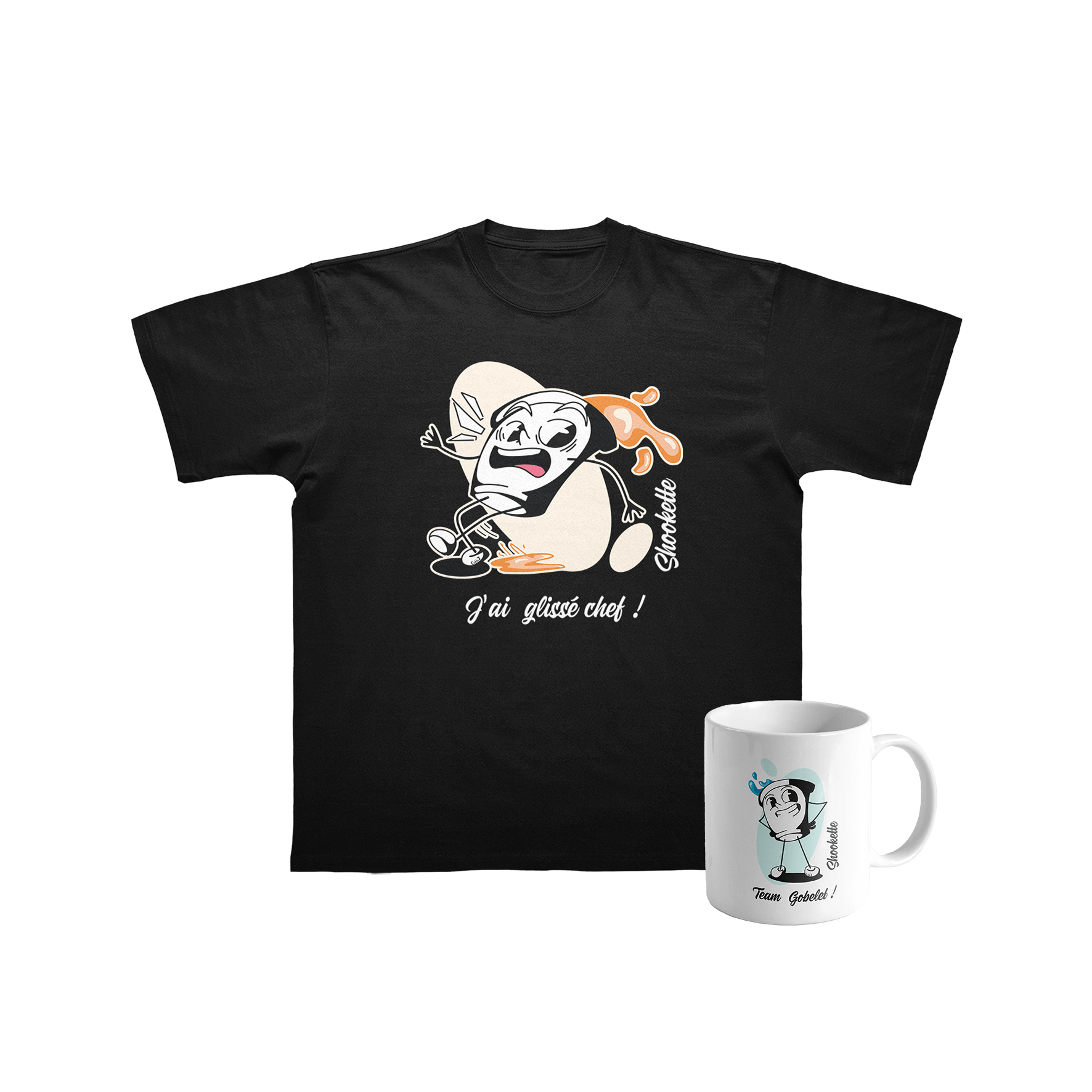 PACK T-SHIRT+MUG "TEAM GOBELET BLEU"