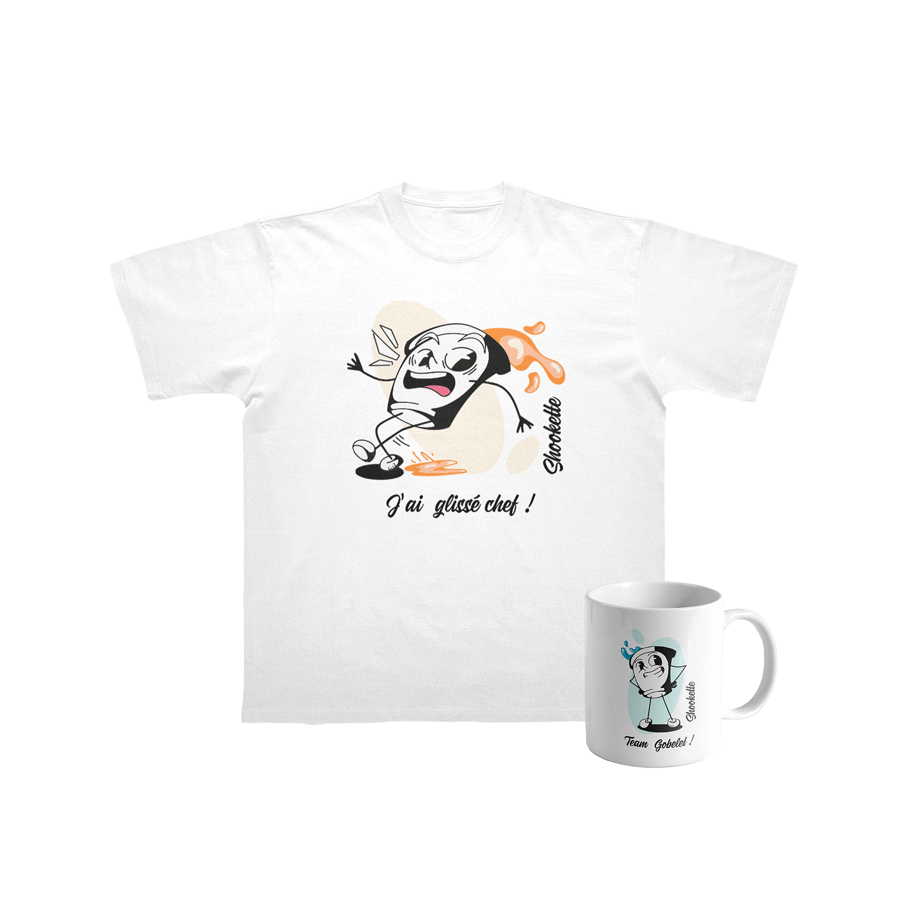 PACK T-SHIRT+MUG "TEAM GOBELET BLEU"